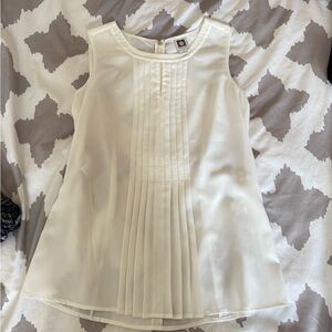 Anne Klein Cream Pleated Blouse